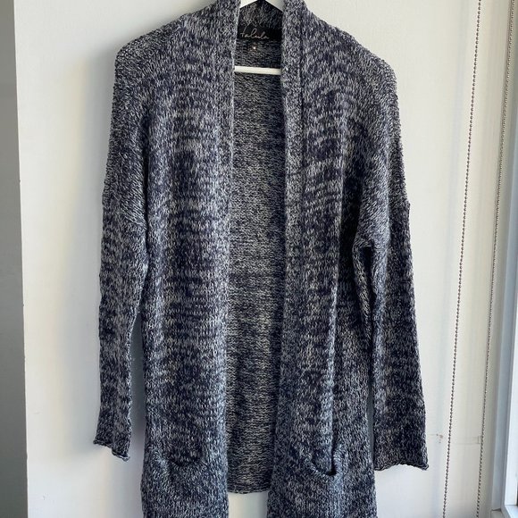 Talula navy and white wool cardigan - Picture 3 of 5